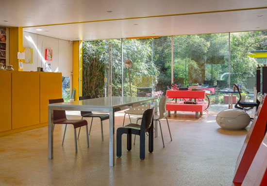 1960s grade II-listed Richard and Su Rogers-designed Rogers House modernist property in London SW19 © Tim Crocker