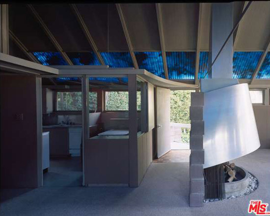 1950s R.M. Schindler-designed The Tischler Residence in  Los Angeles, California, USA