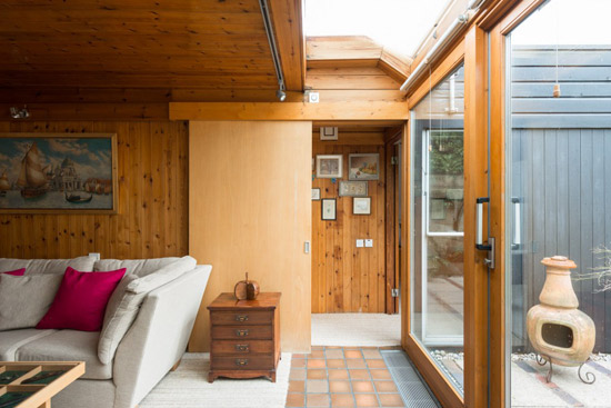 1960s modernist house on the Cockaigne Housing Group development in Hatfield, Hertfordshire