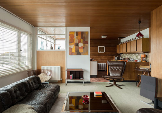 1960s John Floydd-designed midcentury-style Scan House in Sandgate, Kent