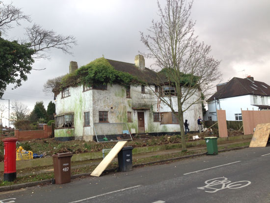 For demolition: 1930s art deco house in Rayners Lane, London