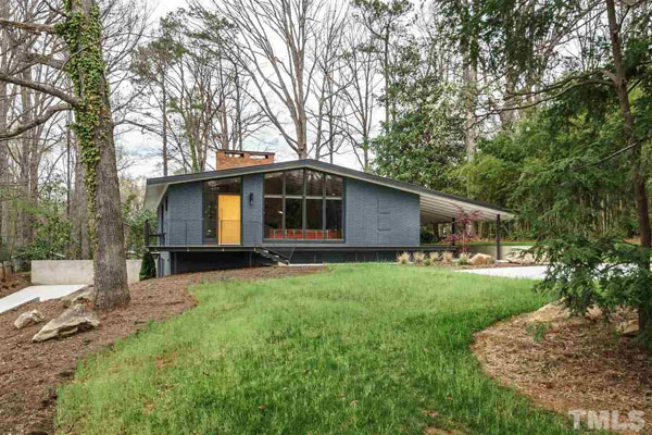 1950s midcentury modern: Four-bedroom property in Raleigh, North Carolina, USA