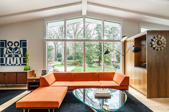 1950s midcentury modern: Four-bedroom property in Raleigh, North Carolina, USA