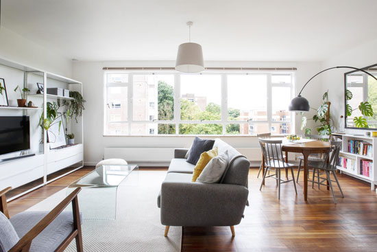 1950s apartment in Austin Vernon’s Raleigh Court, London SE19