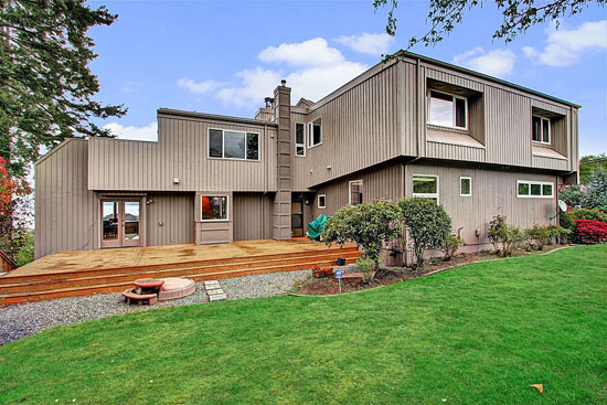 1950s midcentury modern property in Federal Way, Washington State, USA
