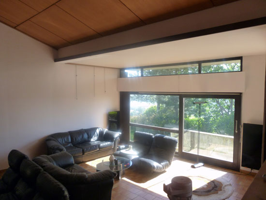 1970s brutalist property in Couzon-au-Mont-d'Or, Rhone, eastern France