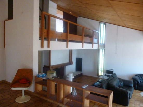 1970s brutalist property in Couzon-au-Mont-d'Or, Rhone, eastern France