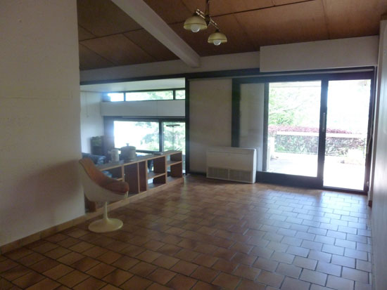 1970s brutalist property in Couzon-au-Mont-d'Or, Rhone, eastern France