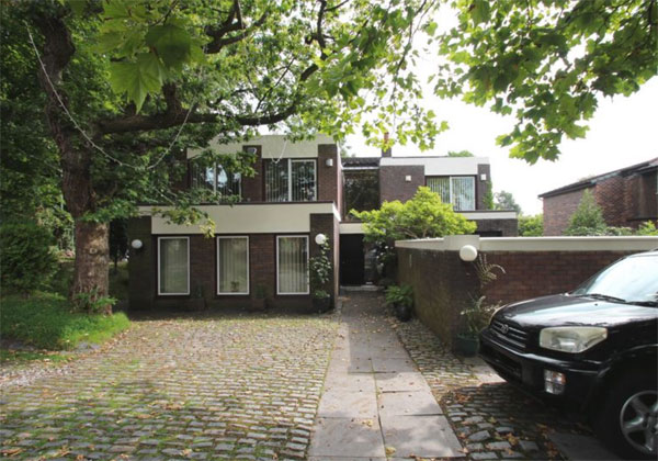 1960s modernist property in Romiley, near Stockport, Cheshire