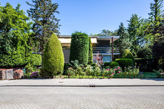 1950s Herman Haan midcentury modern house in Rotterdam, Holland