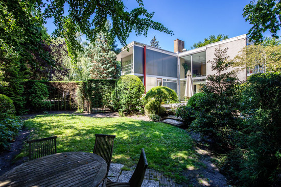 1950s Herman Haan midcentury modern house in Rotterdam, Holland