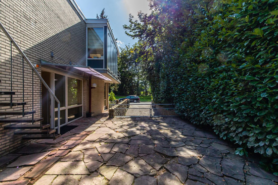 1950s Herman Haan midcentury modern house in Rotterdam, Holland