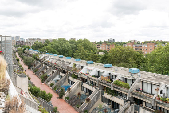 1960s Neave Brown brutal apartment on Rowley Way, London NW8