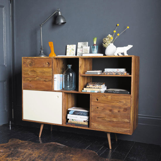 Midcentury interior: Andersen sideboard range at Maisons Du Monde