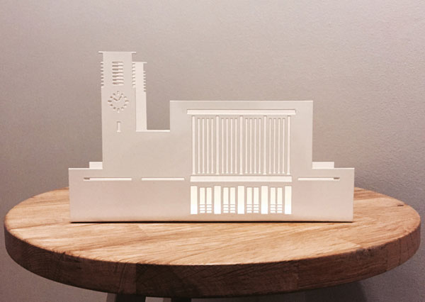 Art deco in miniature: Surbiton Station letter holder by Wilhon Design