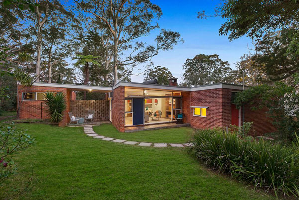 1950s Harry Seidler midcentury modern house in Warrawee, New South Wales, Australia