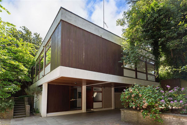 1960s modern house in Sandyford, Dublin, Ireland