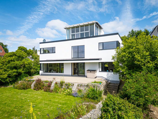 1930s Mark Hartland Thomas modern house in Sneyd Park, Bristol