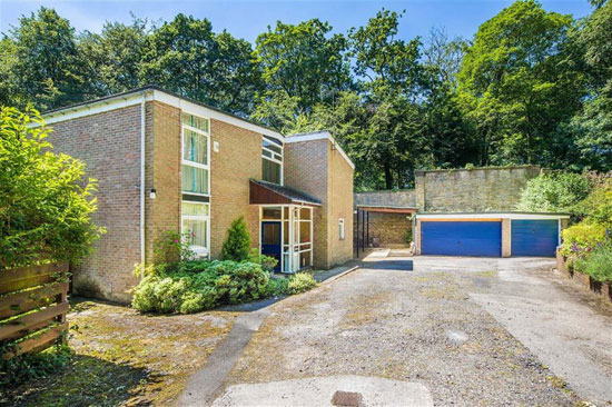 1960s Peter F. Smith modernist property in Sheffield, South Yorkshire