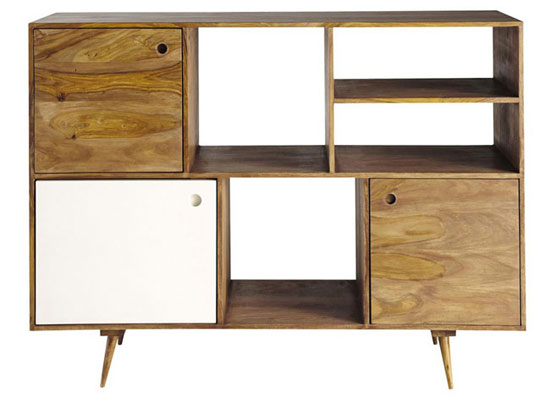 Midcentury interior: Andersen sideboard range at Maisons Du Monde