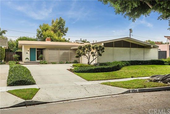 1950s midcentury modern: Paul Tay-designed Strum Residence in Long Beach, California, USA