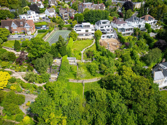 1930s Mark Hartland Thomas modern house in Sneyd Park, Bristol