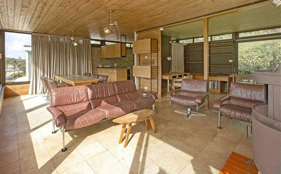 Bryan Tanner-designed Dominoes 1960s modernist property in Stoke Gabriel, Devon