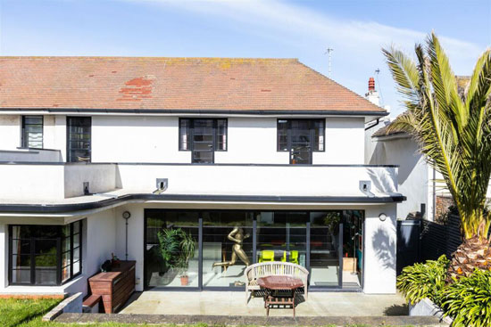 1930s E. William Palmer art deco house in Saltdean, Brighton