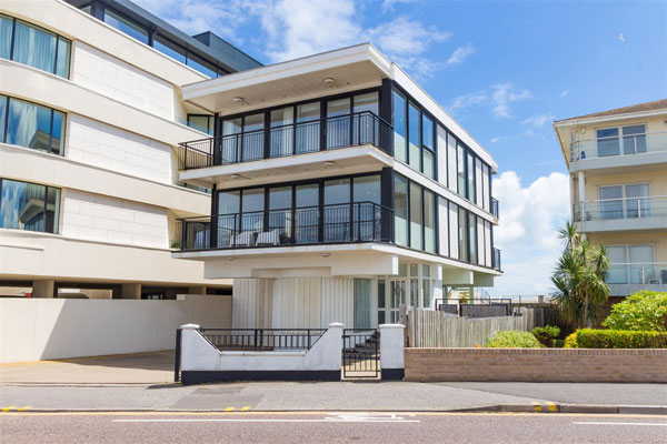 George Best?s modern house in Sandbanks, Poole, Dorset