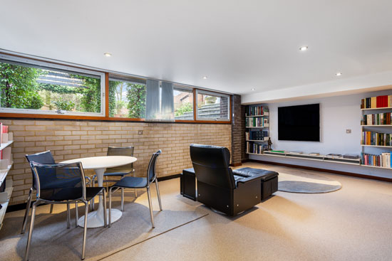 1960s Geoffrey Bateman midcentury modern house in Loughton, Essex