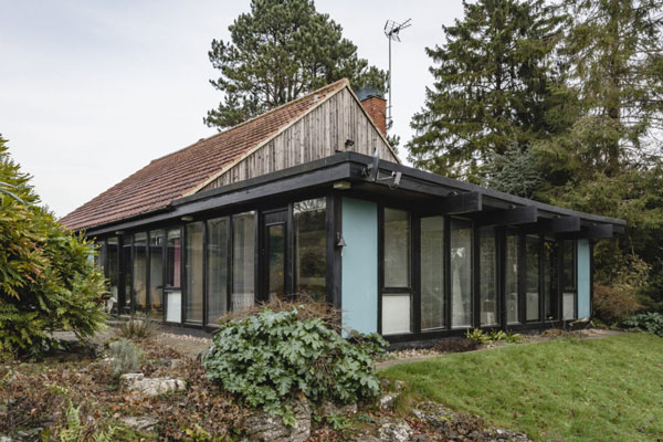 1960s Bill Bradshaw midcentury modern property in Scriven, Yorkshire