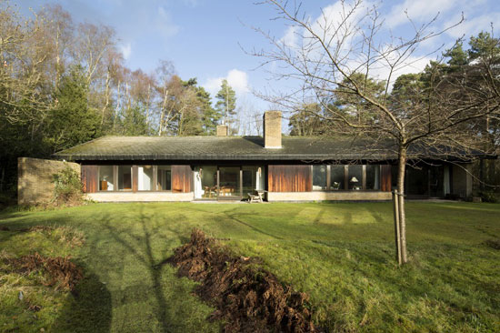 On the market: 1960s Aage & Carol Moller-designed Scandinavian-style property in Plummers Plain, West Sussex