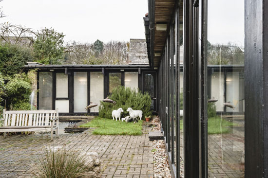 1960s Bill Bradshaw midcentury modern property in Scriven, Yorkshire