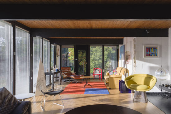 1960s Bill Bradshaw midcentury modern property in Scriven, Yorkshire