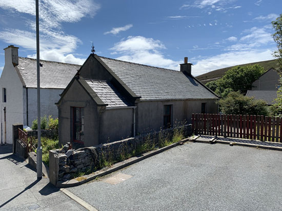 1960s modern house in Scalloway on the Shetland Islands, Scotland