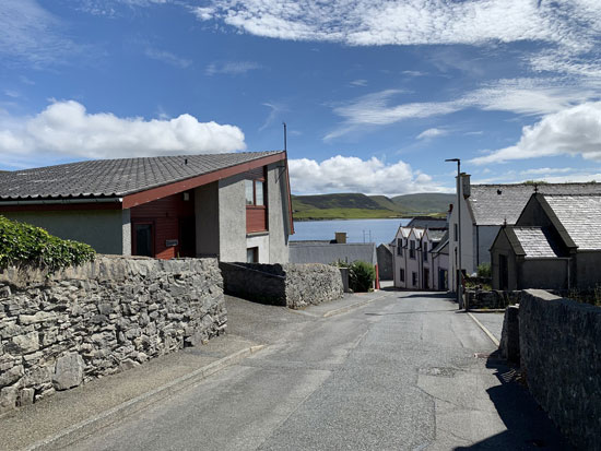 1960s modern house in Scalloway on the Shetland Islands, Scotland