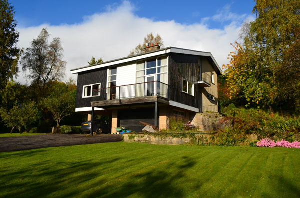 1960s midcentury modern house in Shandon, Argyll & Bute, Scotland