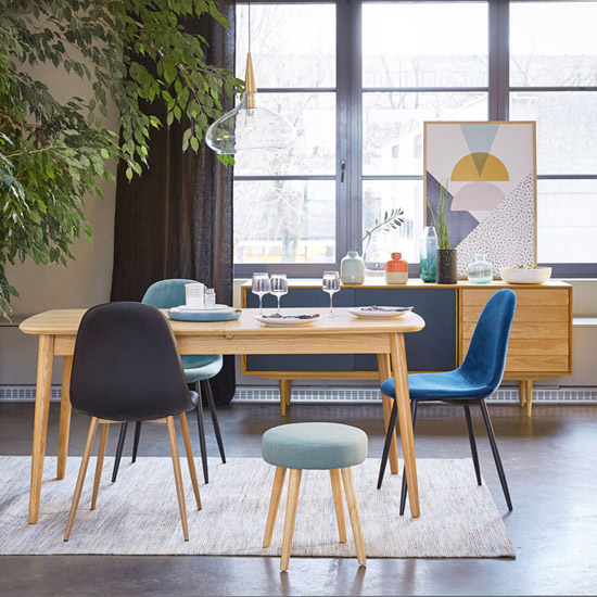 Sheffield midcentury modern furniture range at Maisons Du Monde