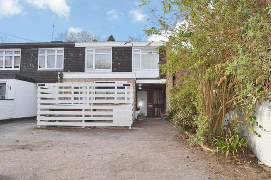 On the market: 1960s Bernard Ruggieri-designed terraced property in Shepperton, Middlesex