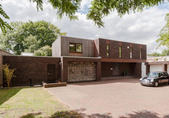 On the market: 1970s E. G. Fisher & Associates-designed modernist property in Old Shepperton, Surrey