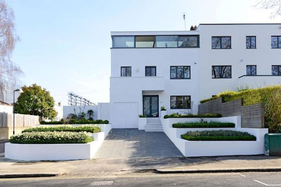 Modernised 1930s five-bedroom modernist property in Shepherds Hill, London N6