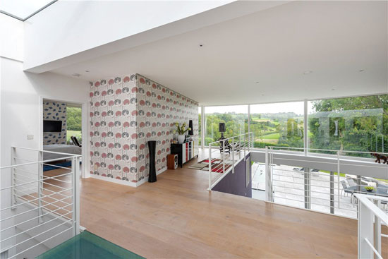 Circular modern house in Batcombe, Somerset