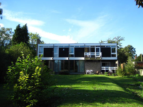 Derek Stanley Bottomley-designed modernist house in Sherburn in Elmet, North Yorkshire