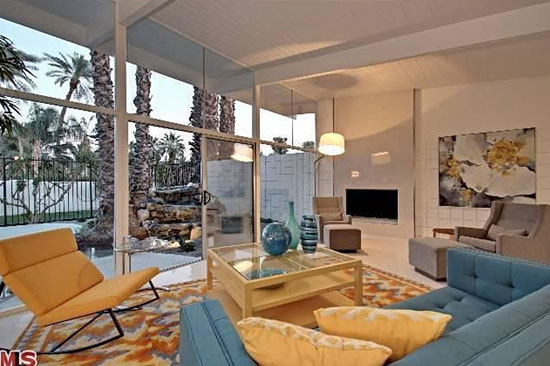 1960s four-bedroom midcentury modern property in Rancho Mirage, California, USA