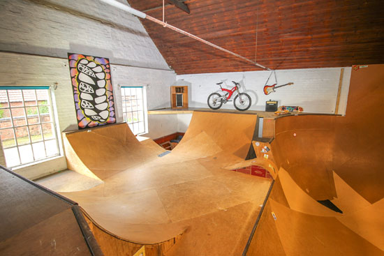 House with skate park in Terrington St Clement, Norfolk