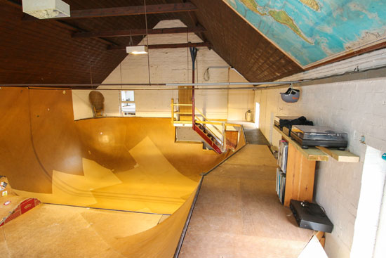 House with skate park in Terrington St Clement, Norfolk
