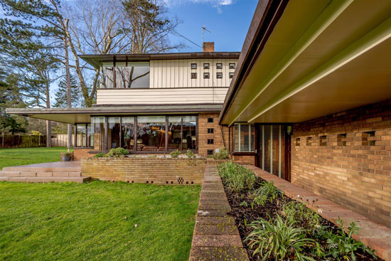 1950s D. Rosslyn Harper midcentury modern house in Solihull, West Midlands