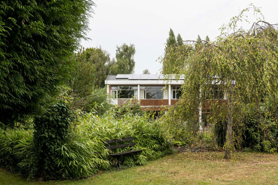 1950s Raymond Moxley modern house in Street, Somerset