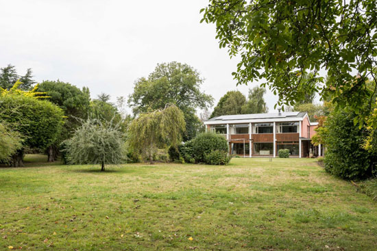 1950s Raymond Moxley modern house in Street, Somerset