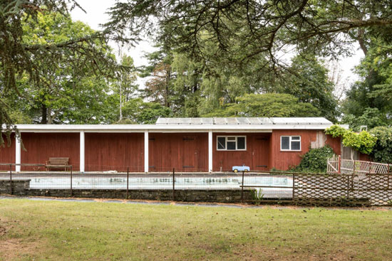 1950s Raymond Moxley modern house in Street, Somerset